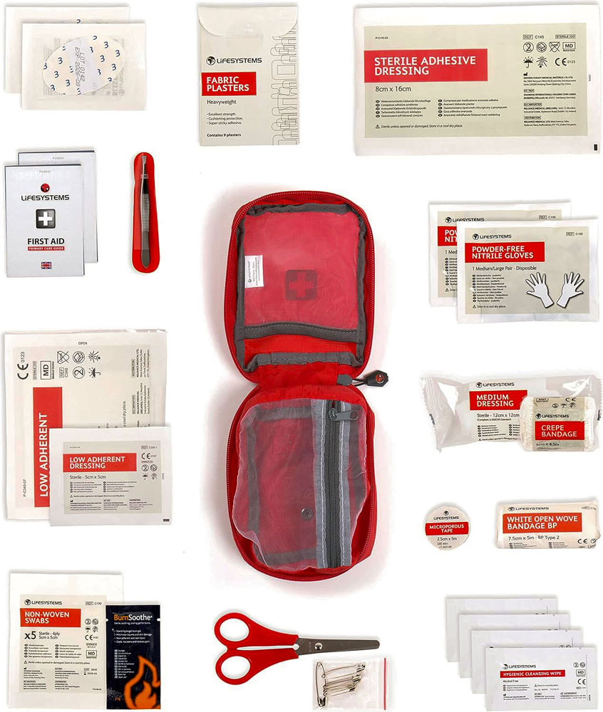 Lifesystems Trek First Aid Kit - content
