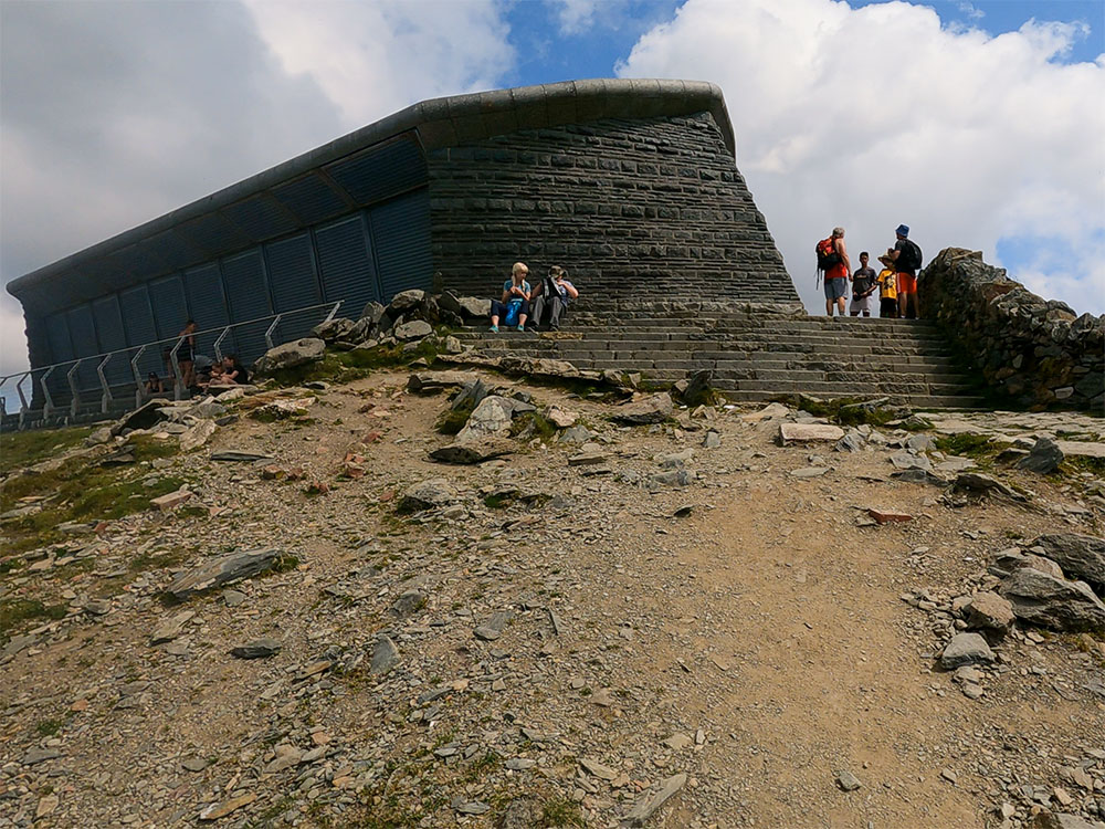 The café on the top of Snowdon