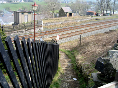 Entering Horton railway station