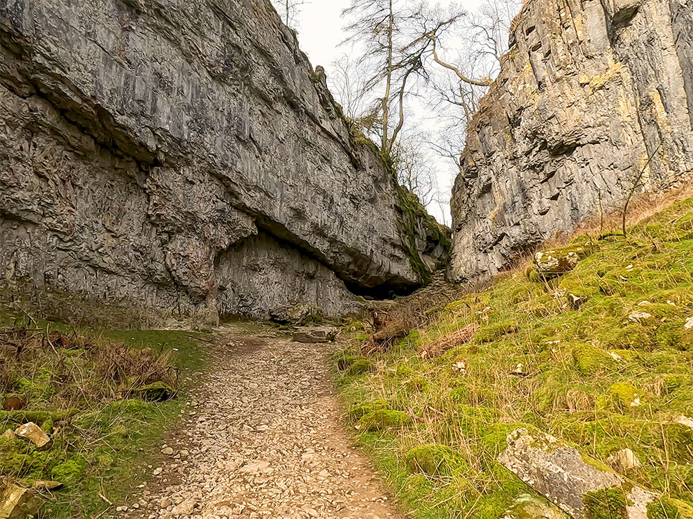 Trow Gill, near Ingleborough in the Yorkshire Dales