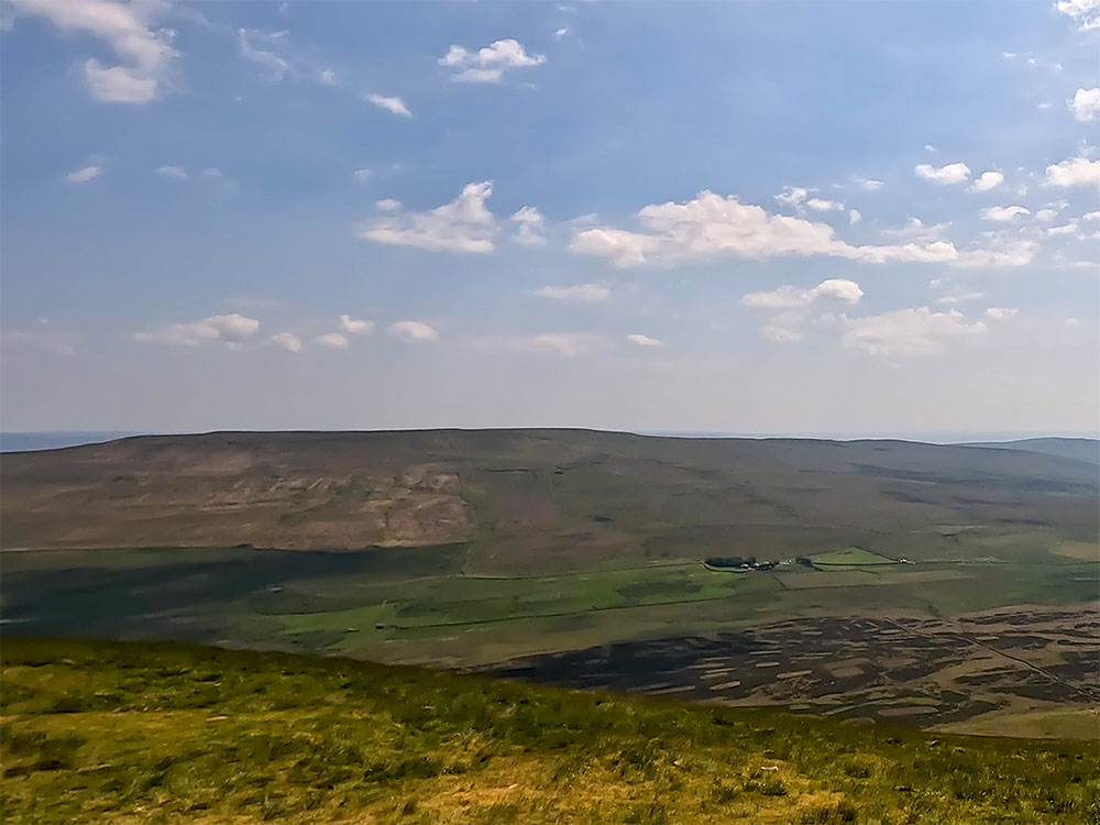 Fountains Fell from the summit of Pen-y-ghent