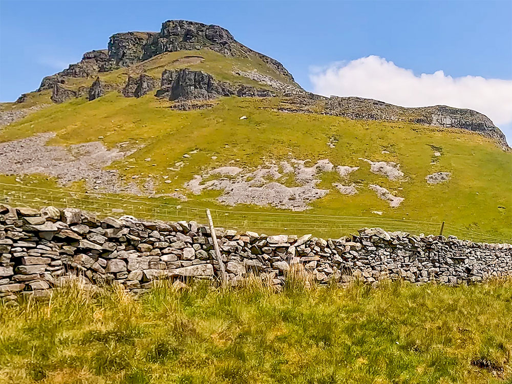 Pen-y-ghent's distinctive tiered shape