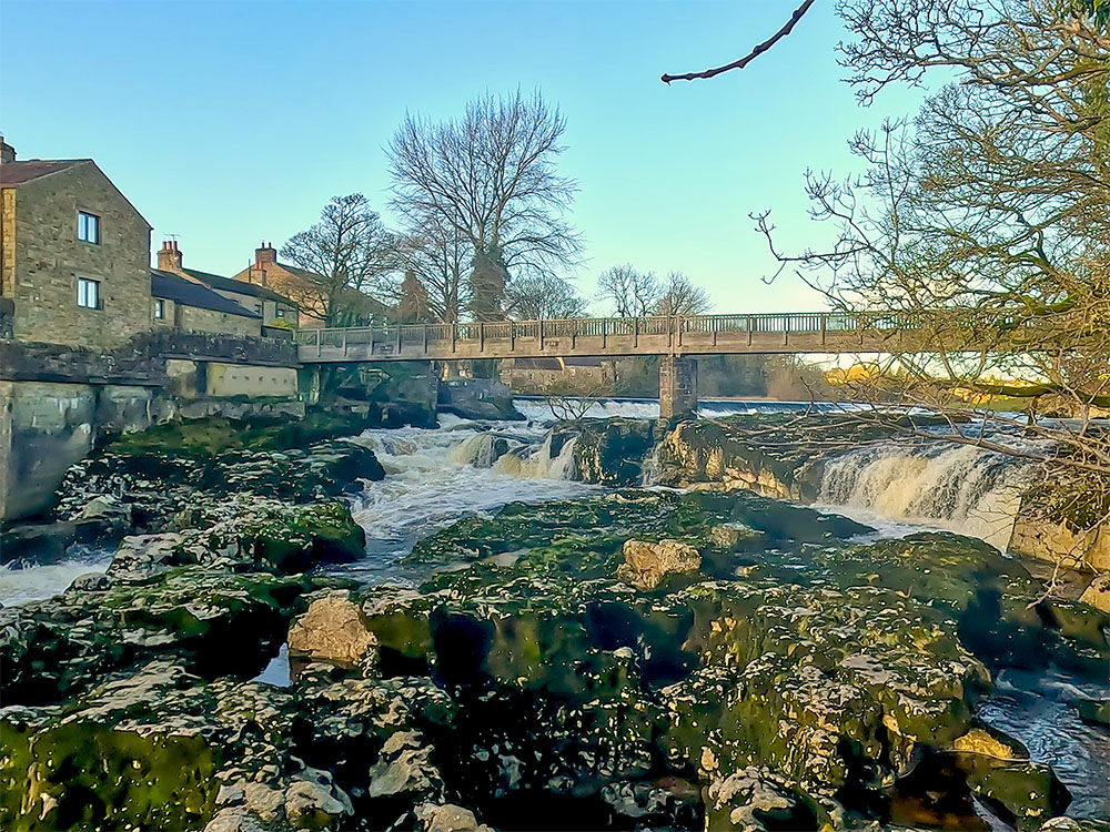 Linton Falls at Grassington in the Yorkshire Dales