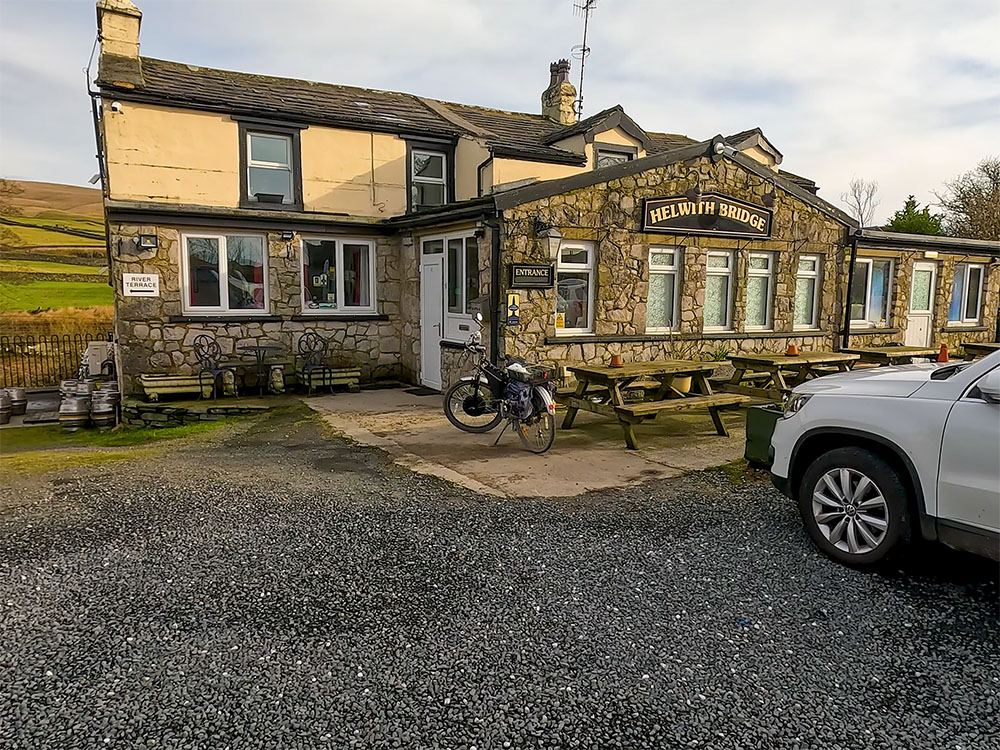 Helwith Bridge Pub near Horton in Ribblesdale