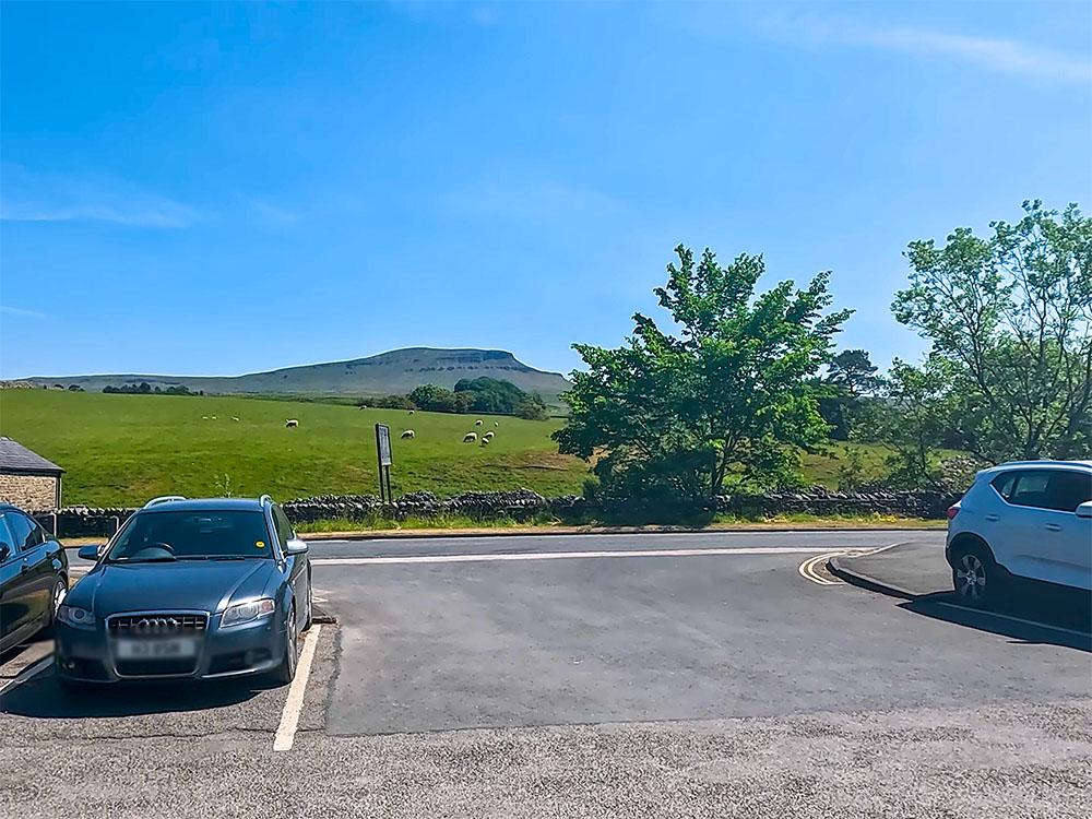 Pen-y-ghent from the car park at Horton in Ribblesdale