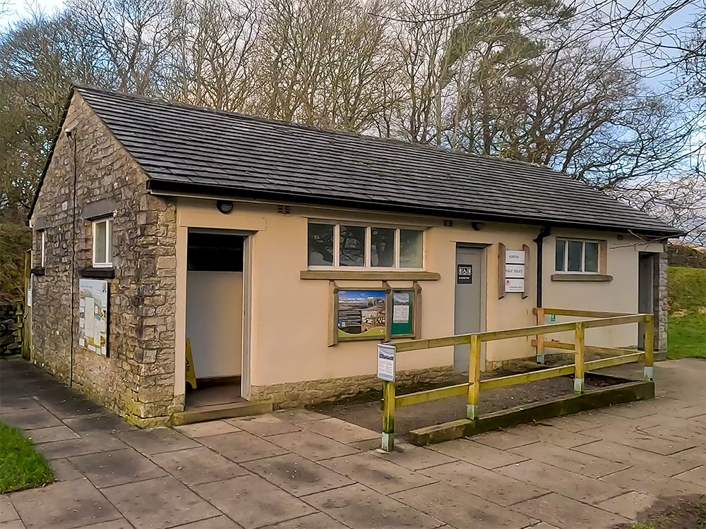 The toilets on the car park at Horton in Ribblesdale