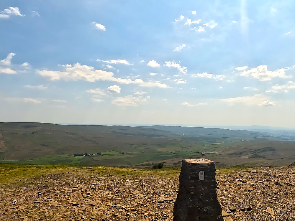 Fountains Fell from Pen-y-ghent summit