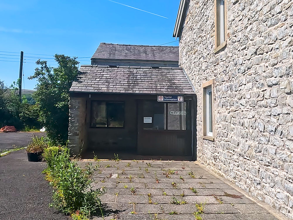 The Pen-y-ghent Café (now closed) in Horton in Ribblesdale