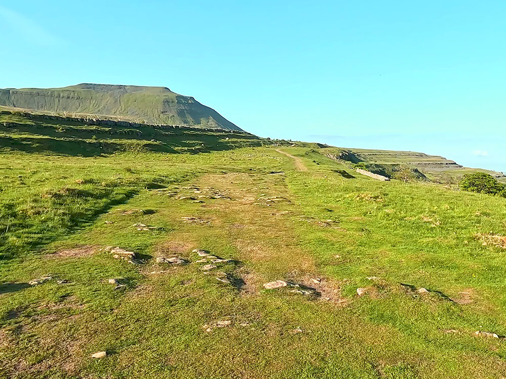 The path as it passes Southerscales Scar