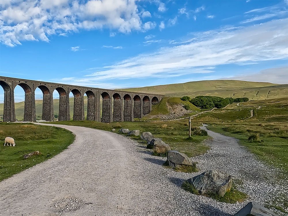 Whernside from the Ribblehead Viaduct