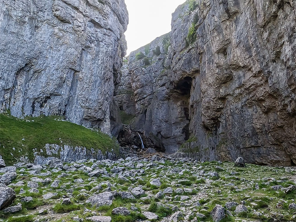 Gordale Scar at Malham in the Yorkshire Dales