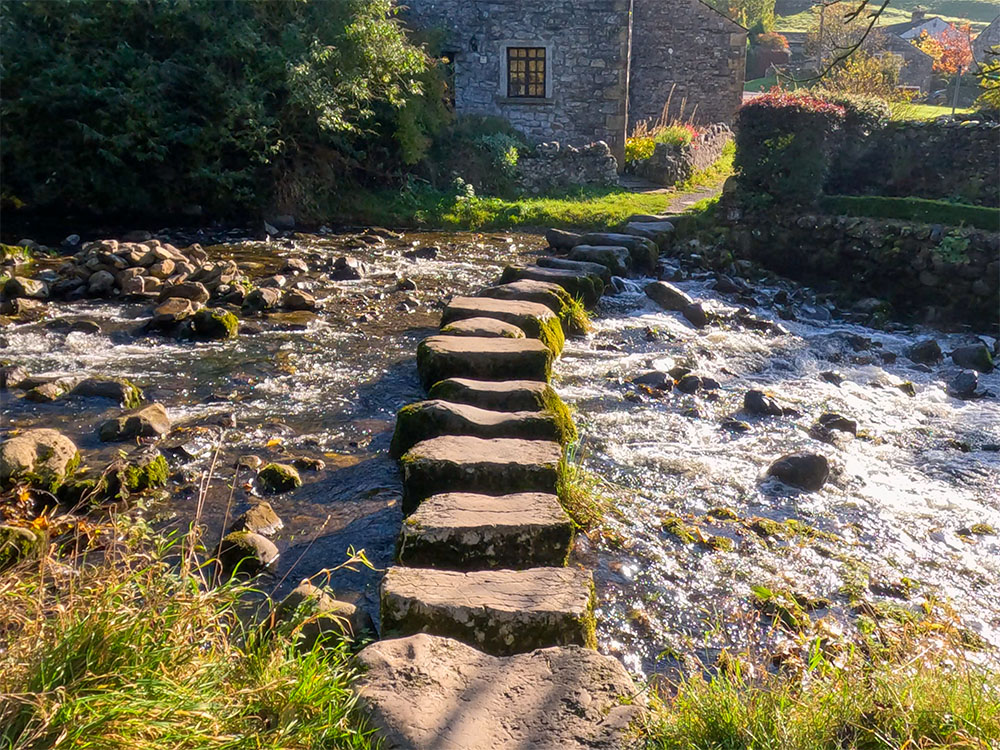 The stepping stones at Stainforth